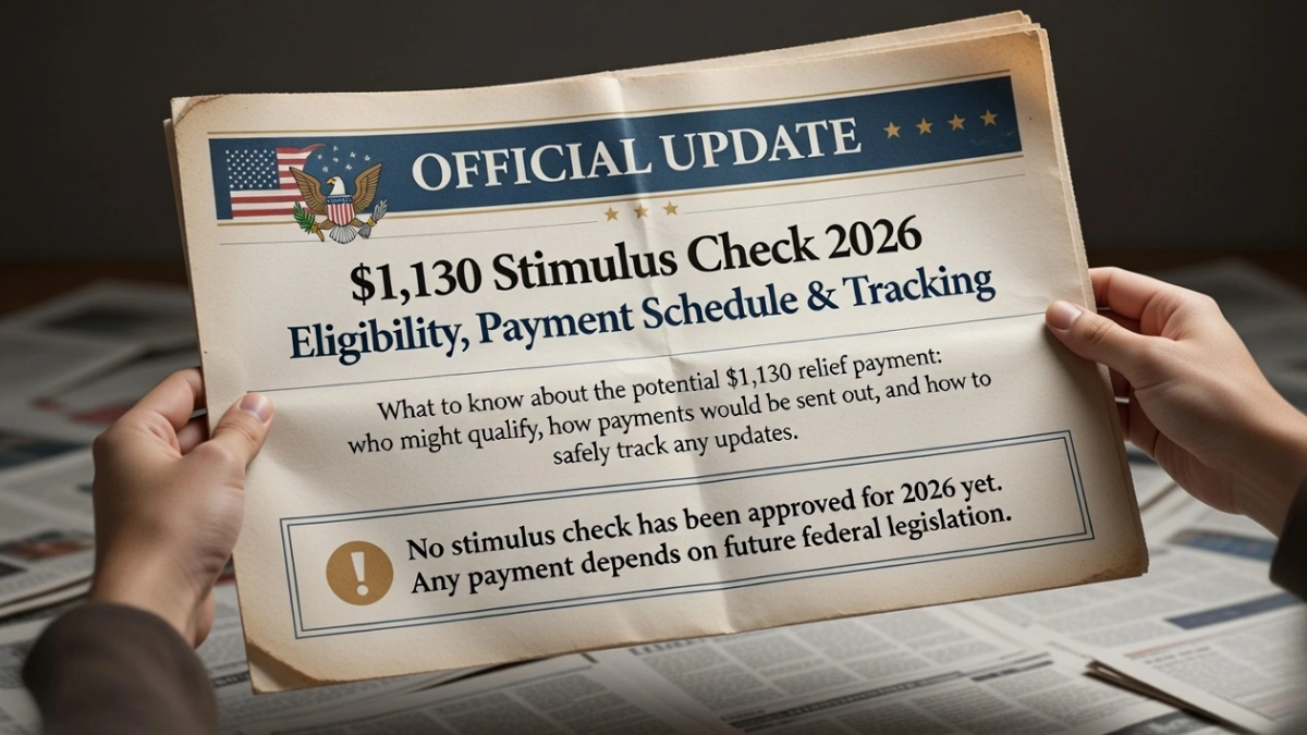 $1,130 stimulus check 2026