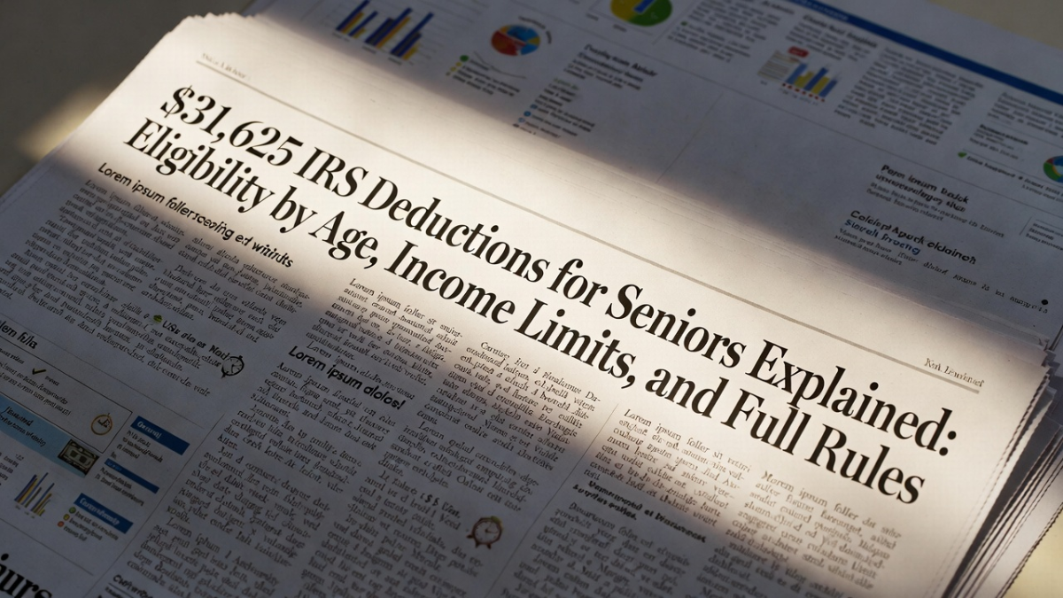 $31625 IRS deduction seniors