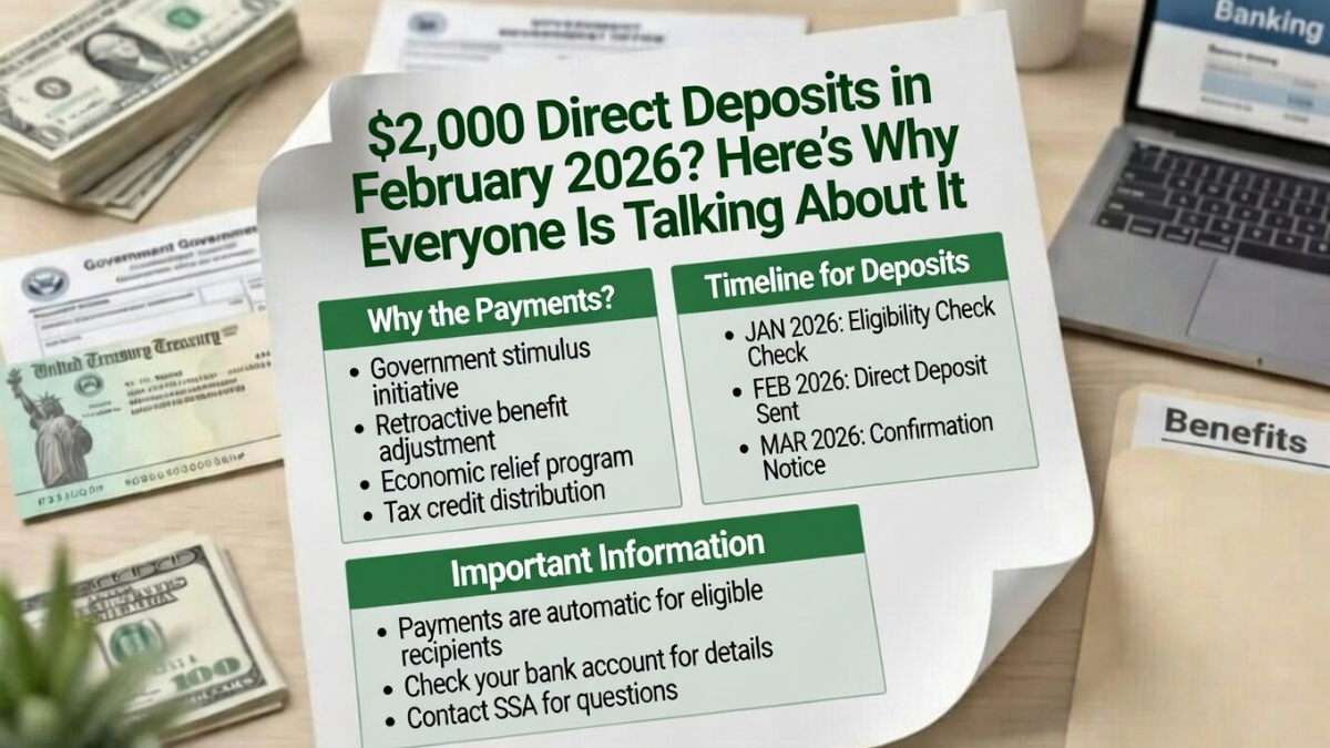 $2000 Direct Deposit 2026