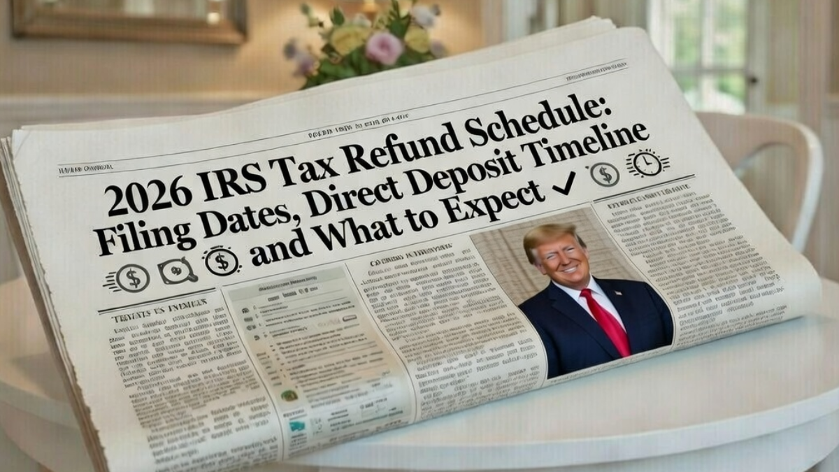 2026 IRS tax refund schedule