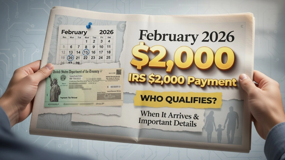 IRS $2000 February 2026