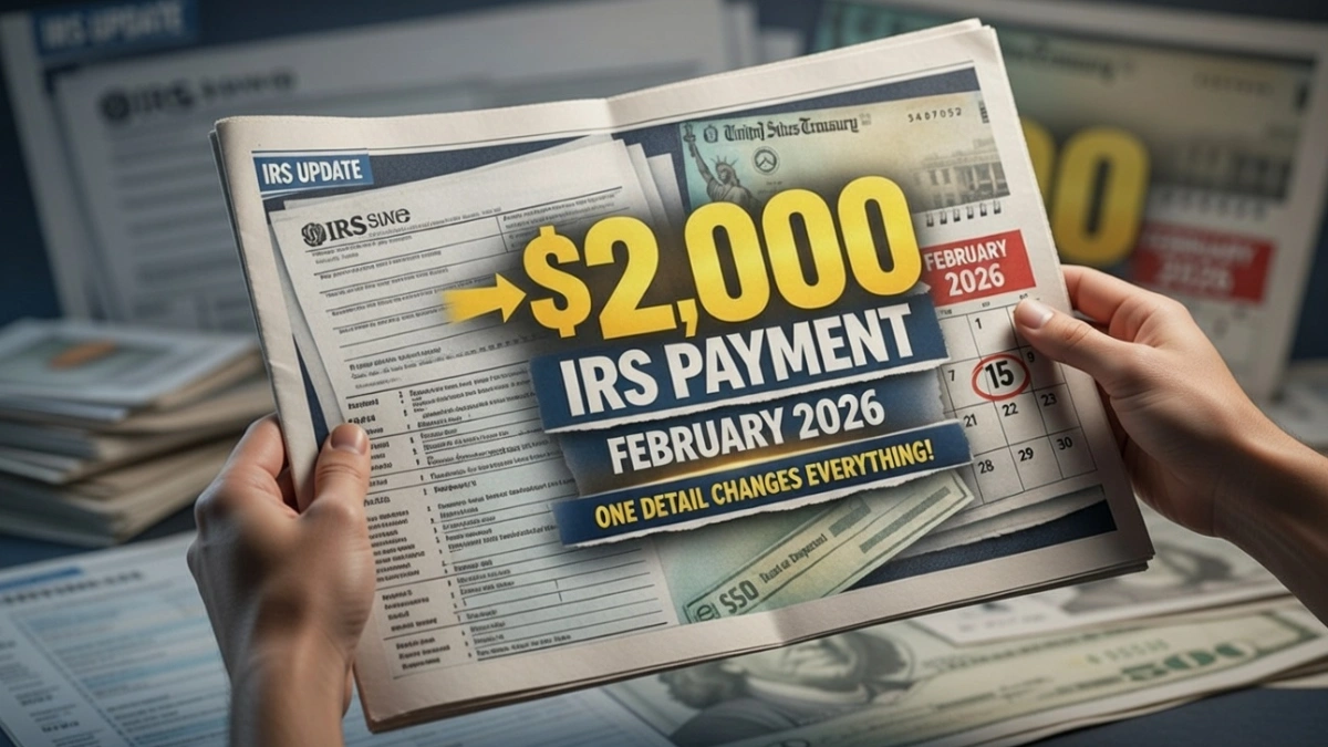 IRS $2,000 Payment 2026