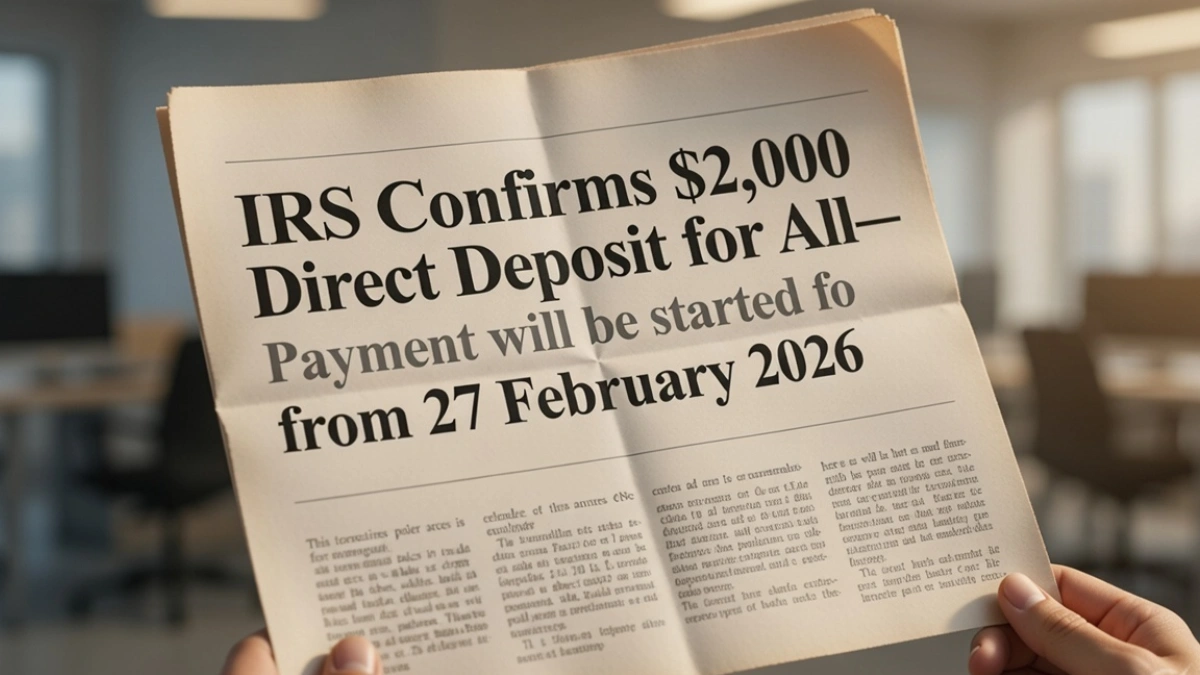 IRS $2,000 payment 2026